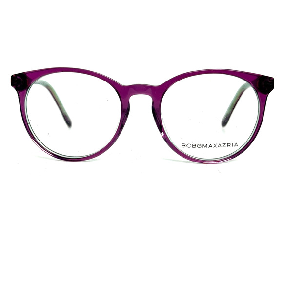 BCBGMAXAZRIA Marina Plum Laminate 49/18/135 Eyeglass Frame H17621 - Picture 1 of 9